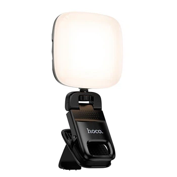 Видеосвет Hoco портативная лампа для видеосъемки 300mAh 9 уровней Wonder fill light K29 Black (K29_Wonder)