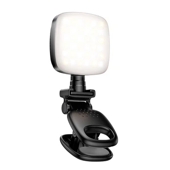 Видеосвет Hoco портативная лампа для видеосъемки 200mAh Beauty mini fill light K28 Black (K28_Beauty)