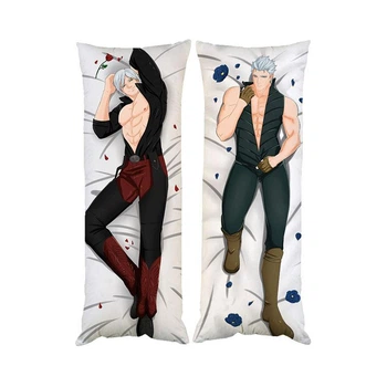 Подушка дакимакура Данте и Вергилий Devil May Cry 30х60см 2763
