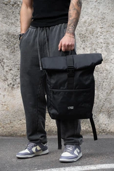 Чоловічий Рюкзак Роллтоп Without Taby Reflective Black Man 550346811