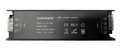 Перетворювач напруги LUMINARIA B-24V-300W 220х63х30 IP20