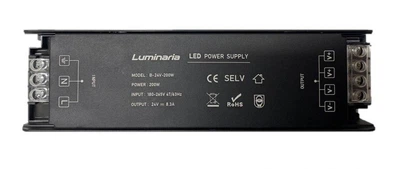 Перетворювач напруги LUMINARIA B-24V-200W 195х55х26 IP20