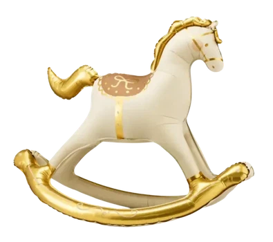 Фольгированная фигура "Лошадка-качалка", 106×108 см, стоячая