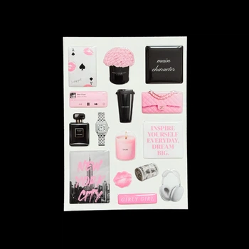 Sticker Pack Об'ємні 3D Наклейки Girly Glam
