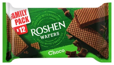 Вафлі Roshen Wafers шоколад 216 г