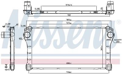 Радіатор наддуву Nissens (96401)