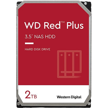 Жесткий диск 3.5" WD Red Plus NAS 2TB SATA 64MB (WD20EFPX) [141098]