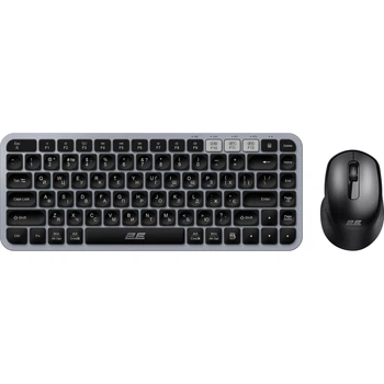 Комплект (клавиатура + мышь) 2E MK430 Grey/Black (2E-MK430WBGR_UA) [140899]