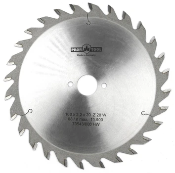 Диск пильний PROFITOOL - 160х2.2х1.4х20 мм Z=28, W (ATB) (2116004)