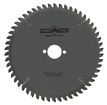 Диск пильный PROFITOOL - 190х2,8х2,2х30 мм Z=54, TF (TCG) (2119013)