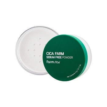 Рассыпчатая пудра для лица с экстрактом центеллы FarmStay Cica Farm Sebum Free Powder 5 g