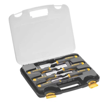 Набор стамесок DeWALT, 6 шт: 6,13,19,25,32,38 мм в пластиковом кейсе. (DWHT16852-9)