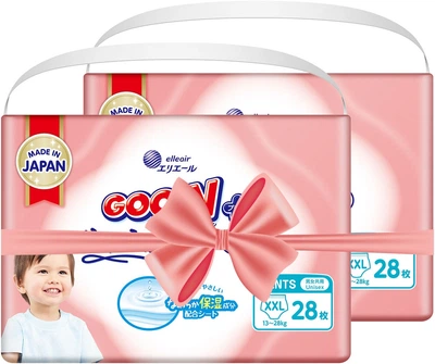 Трусики-подгузники Goo.N Plus для детей 13-25 кг Размер ХXL 56 шт (21001513-2) (4500007581916)