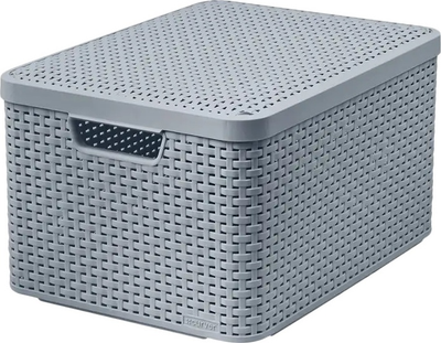 Кошик Curver Style L з кришкою 33 x 44.5 x 24.8 см 30 л (3253924832586)