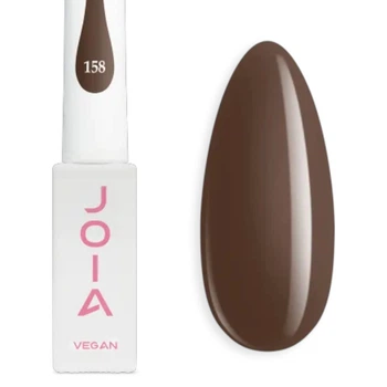 Гель-лак JOIA Vegan 158, шоколадний, 6 мл