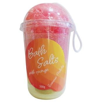 Ароматна сіль для ванни з губкою Bath Salts Summer Melody 500 г