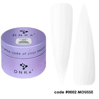 Гель Мус DNKa' Builder Gel Mousse 02 молочний, 30 мл