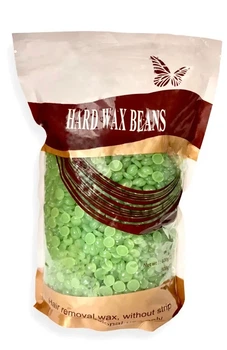 Плівковий віск у гранулах 500 г Hard wax beans зелений