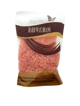 Плівковий віск у гранулах 300 г Hard wax beans розовий