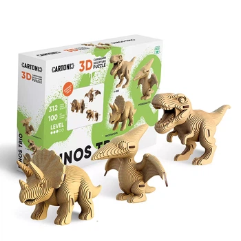 3D пазл Cartonic Dinos Trio (CARTTRIODINO)