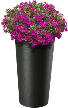 Doniczka z wkładem Kadax Grafitowa 36 cm (5903699495438)