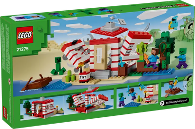 Конструктор LEGO Minecraft Дім TNT у джунглях, 287 ел. 21275 (5702017815497) (955555911823977) - Уцінка