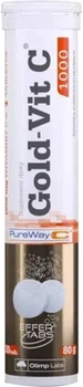 Вітамін C Olimp Gold-Vit C 1000 шипучі таблетки 20 шт Апельсин (5901330041495)