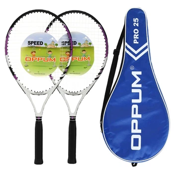 Набор ракеток для большого тенниса SP-Sport Oppum Pro 8997-25 с чехлом White-Purple