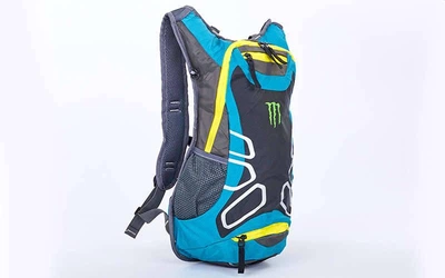Моторюкзак с местом под питьевую систему Monster Scout MS-6339-BL размер 46х25х12см Grey-Blue