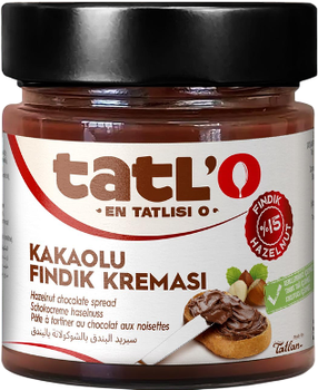 Ореховая паста с какао Tatlan 330 г (8695014082023)