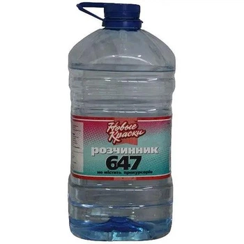 Растворитель 647 "Новые Краски" 4,0 л/2,8 кг