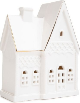 Dekoracja Homla Kania Domek ceramiczny LED 12 x 6.5 x 15 cm (5904183857015)