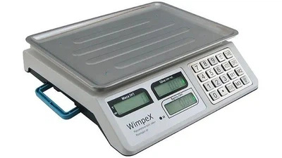 Весы торговые электронные до 50 кг Wimpex WX5004 точность 2 г серебристый
