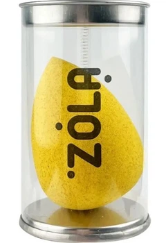 Спонж мягкий желтый с блестками ZOLA