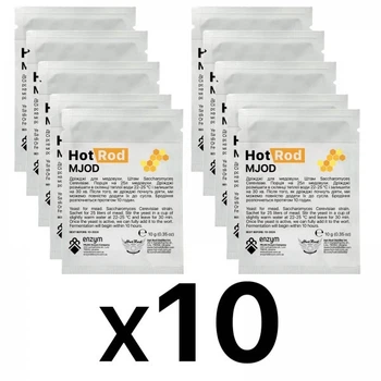 Винні дріжджі Hot Rod Mjod 10 г для медовухи 25 л (D0401) 10 шт.