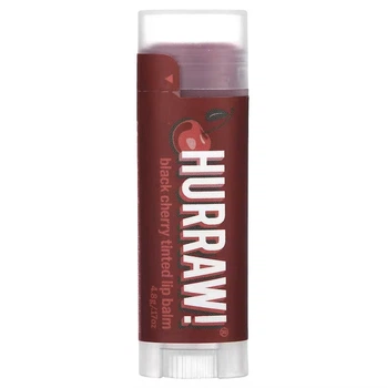 Hurraw! Balm, оттеночный бальзам для губ, черемуха, 4,8 г
