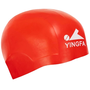Шапочка для плавання силіконова для дорослих YINGFA SPEED C0073 (силікон, розмір S, червоний)