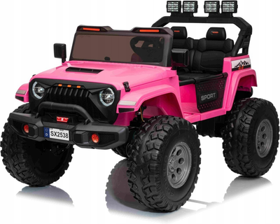 Buggy elektryczny dla dzieci Ramiz Extreme Sport 4 x 4 Różowy (5903864985283)