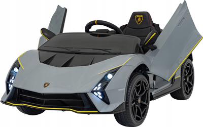 Електричний автомобіль для дітей Lamborghini Invencible Сірий (5903864942354)