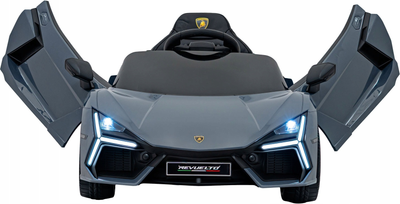 Samochód elektryczny dla dzieci Ramiz Lamborghini Revuelto Strong Xl Szary (5903864984439)