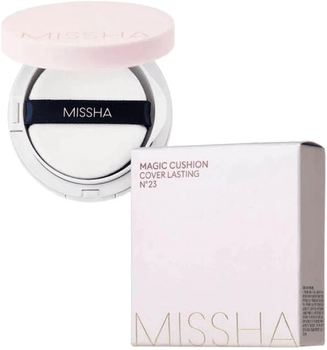Стойкий кушон MISSHA MAGIC CUSHION COVER LASTING SPF50+ PA+++,23 тон