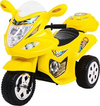 Motor elektryczny dla dzieci Ramiz BJX-088 trójkołowy Żółty (5903864906936)