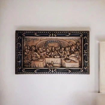Резная икона «Тайная вечеря» ALEDRO DECOR