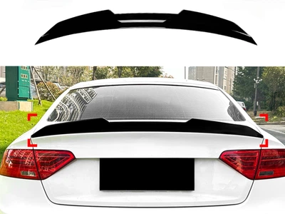 Спойлер лип стиль PSM для Audi A5 8T 4D 2007-2016 ABS пластик, цвет черный глянец для Audi A5 2007-2015 (9116)