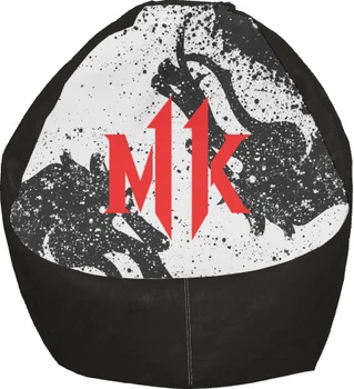 Крісло груша MORTAL KOMBAT (20) Колір: Чорний, Розмір: L