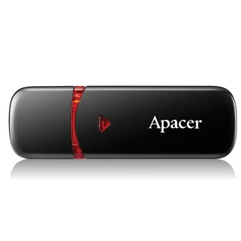 Флеш-накопичувач Apacer USB 2.0 AH333 64Gb Black (AP64GAH333B-1) (150)