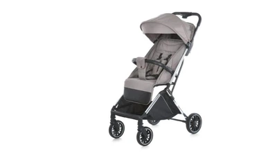 Дитяча прогулянкова коляска-книжка ME 1129 LINK Beige Striped Бежева