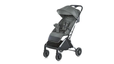 Дитяча прогулянкова коляска-книжка ME 1129 LINK Moss Striped Темно-зелена