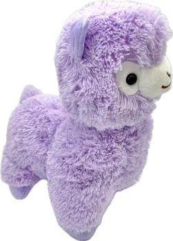 Мягкая Плюшевая Игрушка Plush Альпака Лама 35 см Сиреневая (9247)