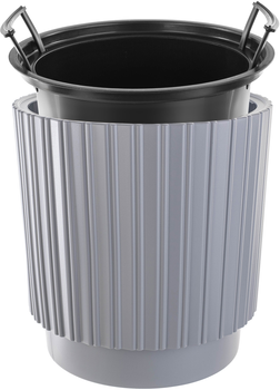 Doniczka z wkładem Kadax Szara 30 cm (5903699497395)